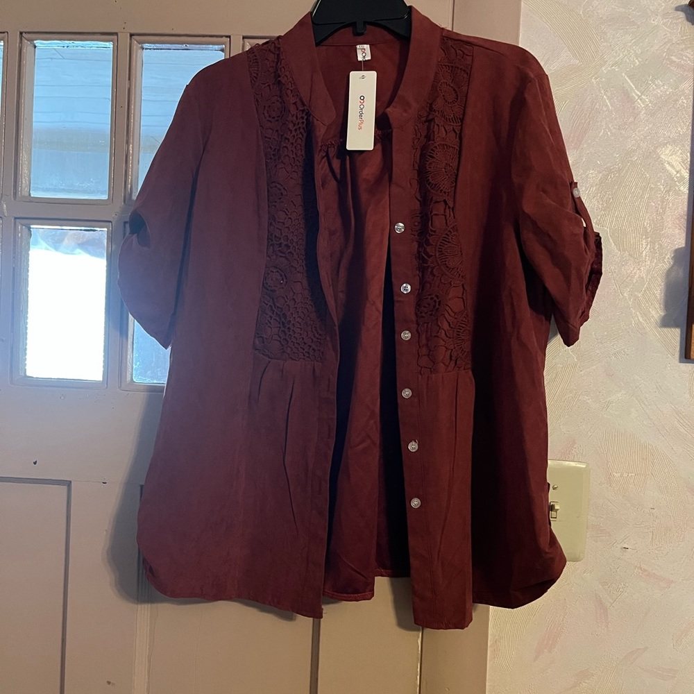 Maroon top size XXL